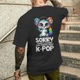 Kpop Items Bias Lemur Korean Pop Tie Dye Fan Merchandise T-Shirt mit Rückendruck Geschenke für Ihn