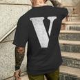 La Letra Un Diseño Con La Letra Camiseta Hombre Estampado Espalda Regalos para él
