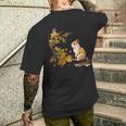 Lapin En Peluche Mignon De Style Chinois T-shirt imprimé au dos Cadeaux pour lui