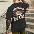 Leberkas Fan Club Bavarian Liver Cheese T-Shirt mit Rückendruck Geschenke für Ihn