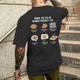 Leberkäse In Der Freizeit Meat Cheese Liver Cheese S T-Shirt mit Rückendruck Geschenke für Ihn