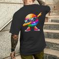 Led 70S Disco Ball Dabbing Sunglasses Nightclub Dance Party T-Shirt mit Rückendruck Geschenke für Ihn