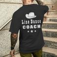 Line Dance Coach T-Shirt mit Rückendruck Geschenke für Ihn