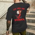 Live Laugh Love Bachata T-Shirt mit Rückendruck Geschenke für Ihn