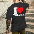 I Love Tolosa Camiseta Hombre Estampado Espalda Regalos para él