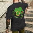 Lucky Charm Ladybird Clover Leaf For Friends Good Luck T-Shirt mit Rückendruck Geschenke für Ihn