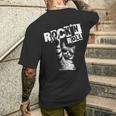 Lustiges Musik Festival Rock Katze Rock N Roll T-Shirt mit Rückendruck Geschenke für Ihn