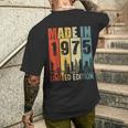 Made In 1975 Limited Edition T-Shirt mit Rückendruck Geschenke für Ihn