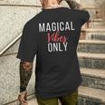 Magicalibes Only Fun Méditation Manifestation Positive T-shirt imprimé au dos Cadeaux pour lui