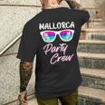 Mallorca Party Crew Malle Party Crew Malle Holiday T-Shirt mit Rückendruck Geschenke für Ihn