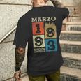 Marzo 1993Intage 32 Años Regalo Cumpleaños Hombre Camiseta Hombre Estampado Espalda Regalos para él