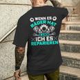 Mechatronic Screwdriver Car Mechanic T-Shirt mit Rückendruck Geschenke für Ihn