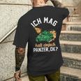 Military Tank Driver T-Shirt mit Rückendruck Geschenke für Ihn