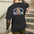 Ministry Of Government Efficiency DOGE Elon T-Shirt mit Rückendruck Geschenke für Ihn