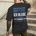 Mir Egal Ich Bleibe Hoffenheim Fan Football Fan Club T-Shirt mit Rückendruck Geschenke für Ihn