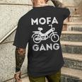 Mofa-Gang Moped T-Shirt mit Rückendruck Geschenke für Ihn