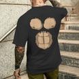 Monkey Breast Upper Body Monkey Costume T-Shirt mit Rückendruck Geschenke für Ihn