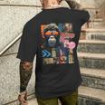 Mono Frontprint Arte Gráfico Animal Obra De Arte Monkey Camiseta Hombre Estampado Espalda Regalos para él