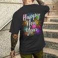 New Year's Eve Party Outfit Decoration Fireworks New Year Happy New Year T-Shirt mit Rückendruck Geschenke für Ihn