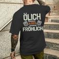 Olich Aber Fröhlich Oil Mechanic Car Screwdriver T-Shirt mit Rückendruck Geschenke für Ihn