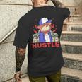 Ours En Peluche Hustle Hard Hard Hard Hard Entrepreneur T-shirt imprimé au dos Cadeaux pour lui