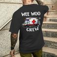 Paramedic Ambulance Wee Woo Crew T-Shirt mit Rückendruck Geschenke für Ihn