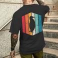 Penguin Intage Penguin Lover Penguin T-Shirt mit Rückendruck Geschenke für Ihn