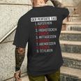 The Perfect Day As A Gamer Gaming T-Shirt mit Rückendruck Geschenke für Ihn