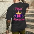 Pisten Prinzessin Skifahren Skiurlaub Snowboard Apres Ski T-Shirt mit Rückendruck Geschenke für Ihn