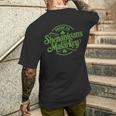 Prone To Shenanigans Malarkey Clovers St Patrick's Day Men's T-shirt Back Print Funny Gifts