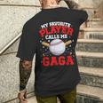 Proud Baseball Gaga Of A Baseball Player Gaga Men's T-shirt Back Print Gifts for Him
