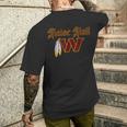 Raise Hail W Feather Washington Feather Men's T-shirt Back Print Gifts for Him