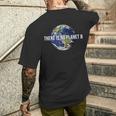 There Is No Planet B Climate Protection Environmental Protection Earth T-Shirt mit Rückendruck Geschenke für Ihn