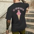 Reine De La Crème Glacée T-shirt imprimé au dos Cadeaux pour lui