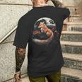Renard Rouge Clair De Lune Japonais Sakura Fleur De Cerisier T-shirt imprimé au dos Cadeaux pour lui