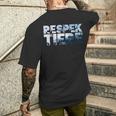 Respectants Animals Animal Protectionegetariansegan Activist Forest T-Shirt mit Rückendruck Geschenke für Ihn