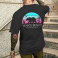 Rétro Calienice Beach Californie Ours T-shirt imprimé au dos Cadeaux pour lui