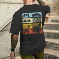 Retro Game Machine Gaming Gamerintage T-Shirt mit Rückendruck Geschenke für Ihn