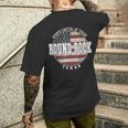 Round Rock Texas Drapeau Américainintage T-shirt imprimé au dos Cadeaux pour lui