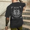 Sak Yant Tigres Gemelos Recuerdo Tatuaje De Yantra Tailandia Camiseta Hombre Estampado Espalda Regalos para él