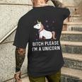 Salope Je Suis Une Licorne Impertinente Offensive Fuck Off Magical T-shirt imprimé au dos Cadeaux pour lui