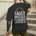 With Saws Trade Fairs Diy Craftsman T-Shirt mit Rückendruck Geschenke für Ihn