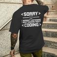 Software Computer Programmer Costume Nerds Science Coding T-Shirt mit Rückendruck Geschenke für Ihn