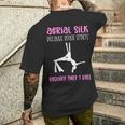 Soie Aérienne Parce Que D'autres Sports Ne Nécessitent Qu'une Seule Balle T-shirt imprimé au dos Cadeaux pour lui