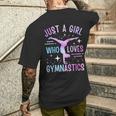 Solo Una Chica Que Ama La Gimnasia Gimnasta Gimnasia Chicas Camiseta Hombre Estampado Espalda Regalos para él