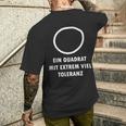 A Square With Extremely Tolerance Nerd T-Shirt mit Rückendruck Geschenke für Ihn