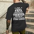 Stolzer Papa Einer Incredibly Fantastic Tochter Father T-Shirt mit Rückendruck Geschenke für Ihn