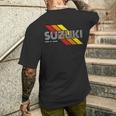 Suzuki Japanese Surname Retrointage T-Shirt mit Rückendruck Geschenke für Ihn