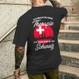 Swiss Flag Switzerland Holiday Switzerland T-Shirt mit Rückendruck Geschenke für Ihn