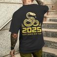 Symbole Du Nouvel An Lunaire 2025 Du Nouvel An Chinois 2025 Serpent T-shirt imprimé au dos Cadeaux pour lui